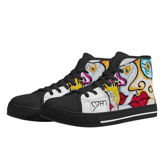 Men's High Top "FACES" JPM Custom Kicks