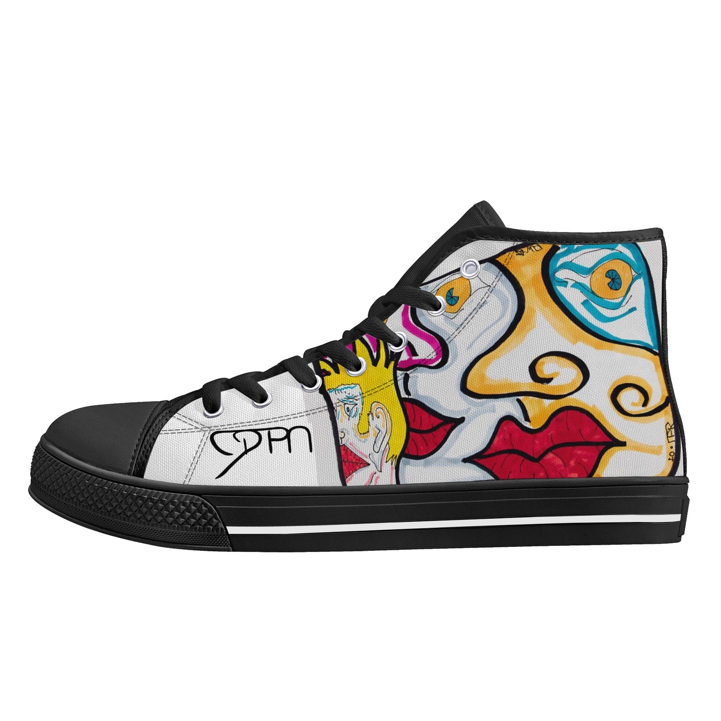 Men's High Top "FACES" JPM Custom Kicks