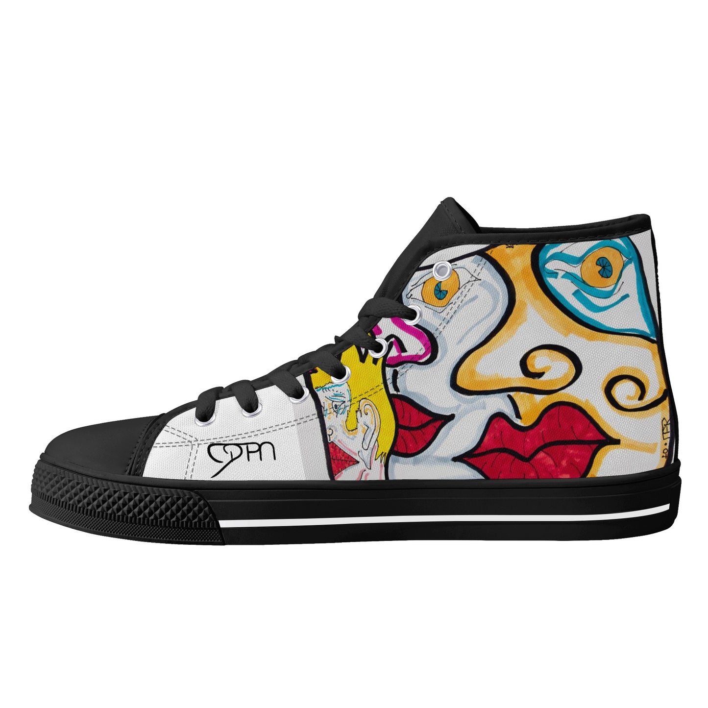 Men's High Top "FACES" JPM Custom Kicks