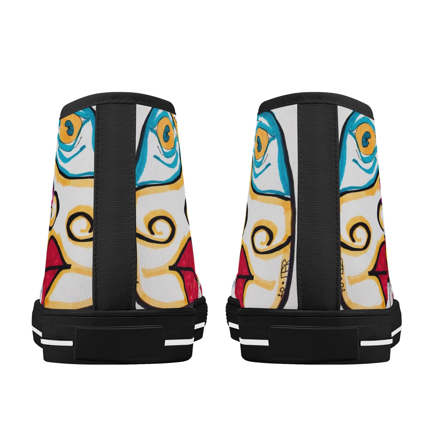 Women's High Top "FACES" JPM Custom Kicks