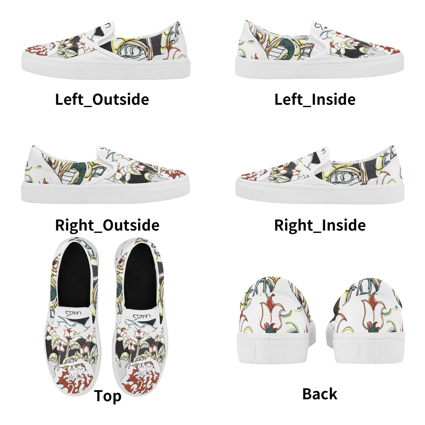 Men's Slip On "LOVERS" (New) JPM Custom Kicks