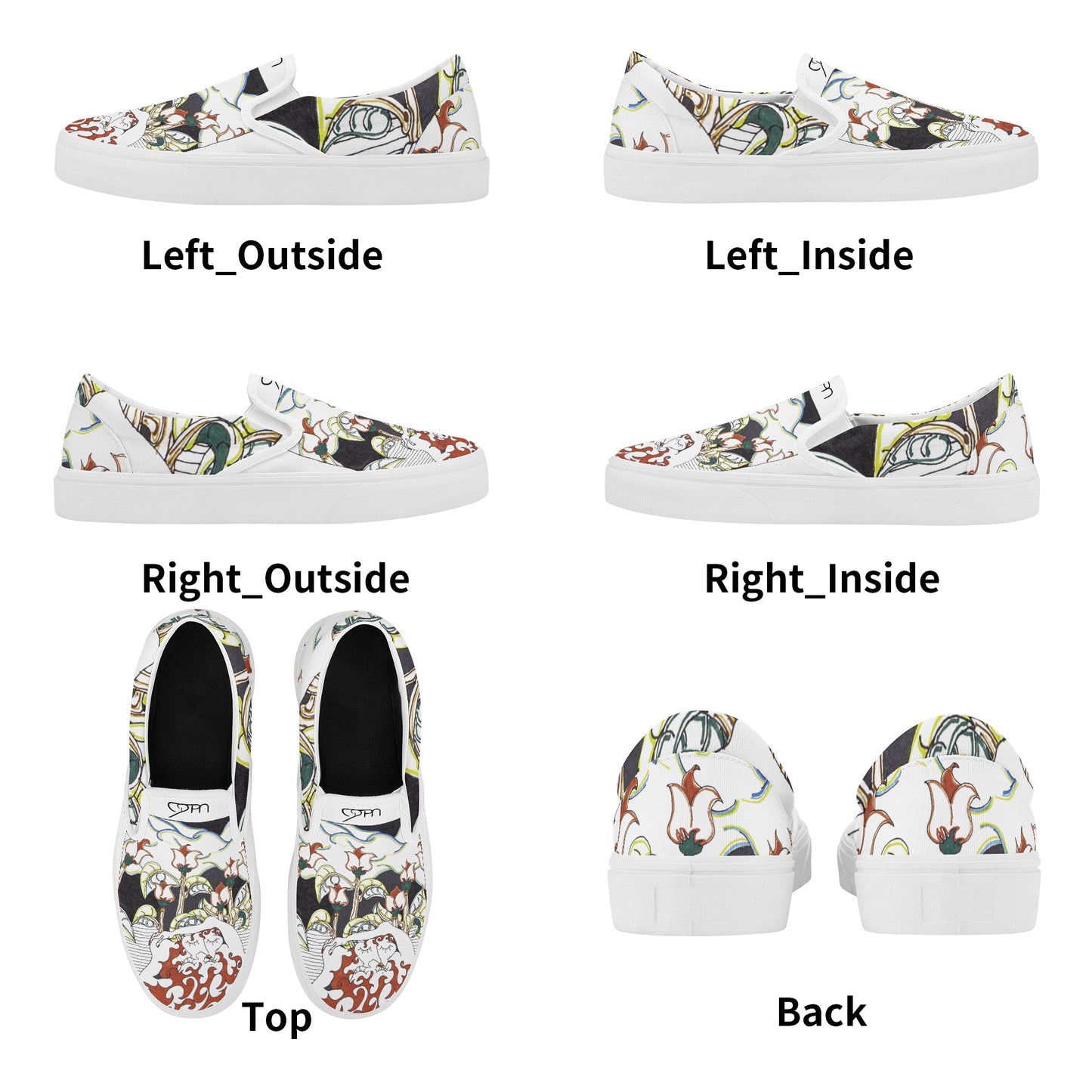 Women's Slip On "LOVERS" (New) JPM Custom Kicks