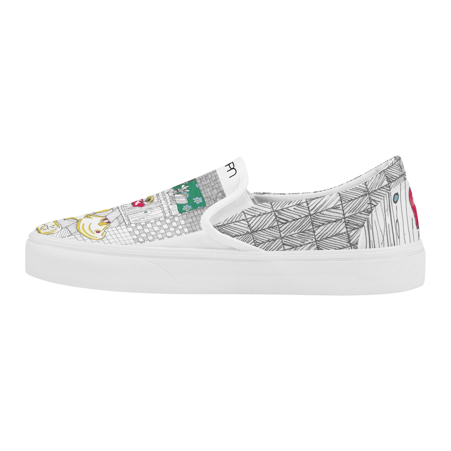 Women's Slip On "HOME COOKED MEAL" (New) JPM Custom Kicks