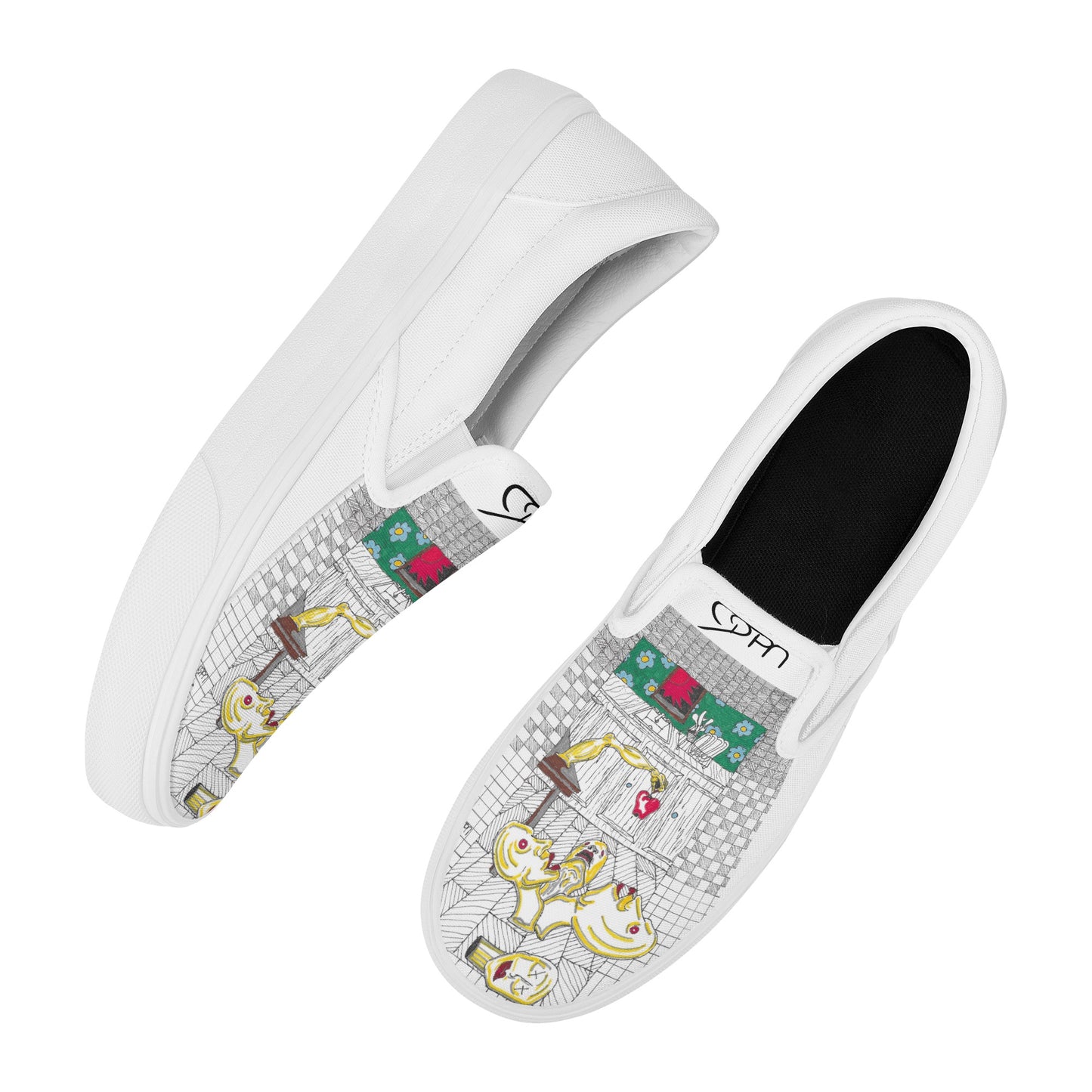 Women's Slip On "HOME COOKED MEAL" (Original) JPM Custom Kicks